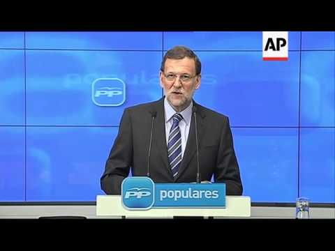 Meeting after allegations about corruption, implicatin PM Rajoy; protest, analyst